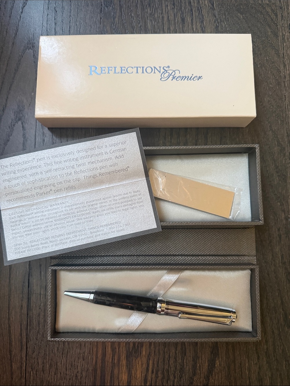 New Reflections Luxury Pen Writing Instrument Aspiration Gray Things Rembembered